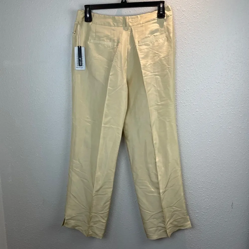 NWT Mac & Jac Silk Pants Size 10